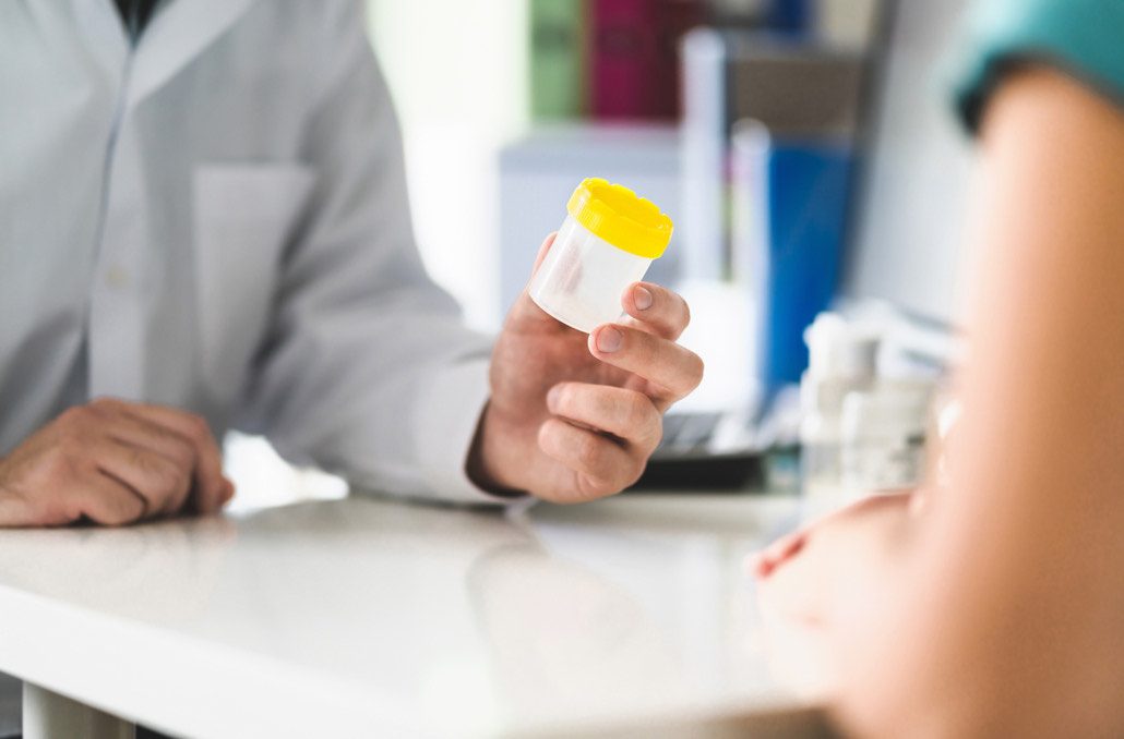 Confidential specimen collection at MediCert Pro Lab